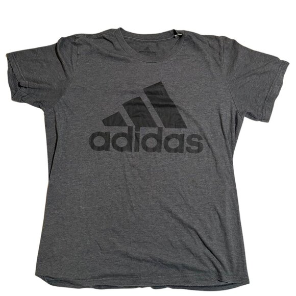 Adidas Gray Short Sleeve Tee - Size M - Picture 1 of 6